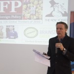 Peter Scott speaking at the Growth Africa Green Pioneer Accelerator Venture Forum in June